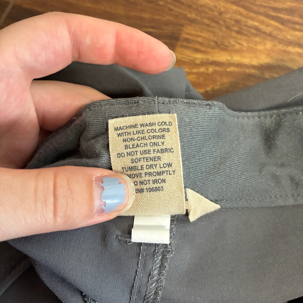Duluth Trading Co Womens Dry On the Fly Capri Length Hiking Pants Size 16 Grey - Picture 8 of 13